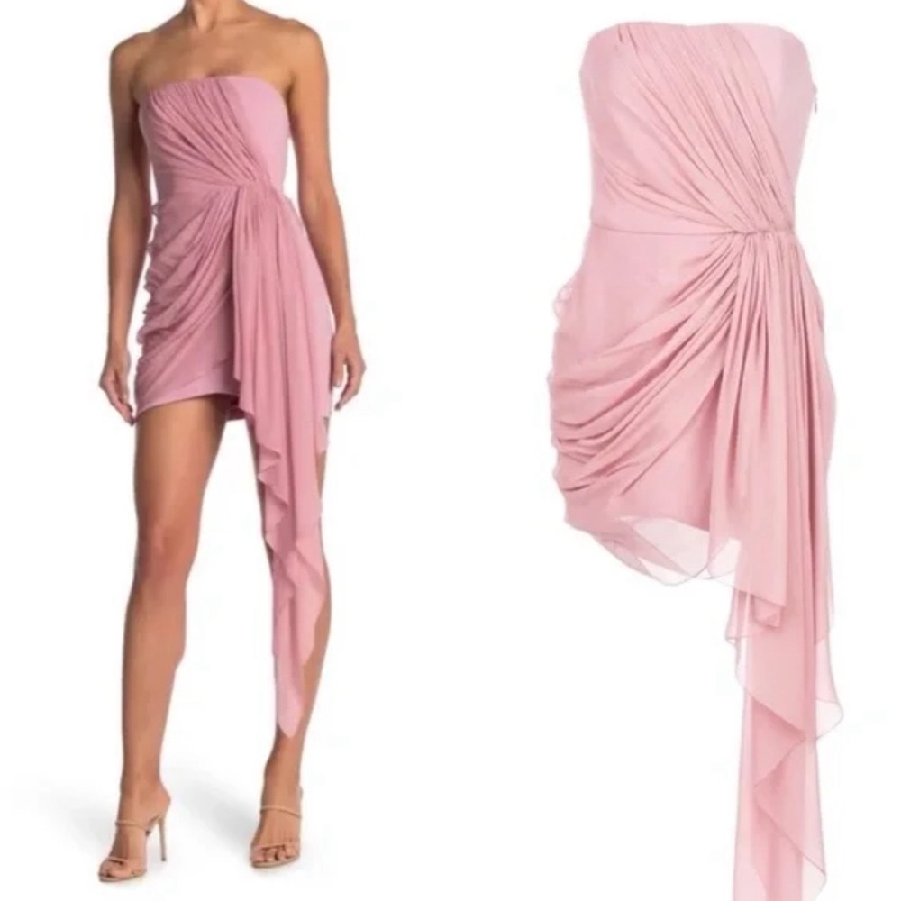 Cinq á sept yuki pink dress